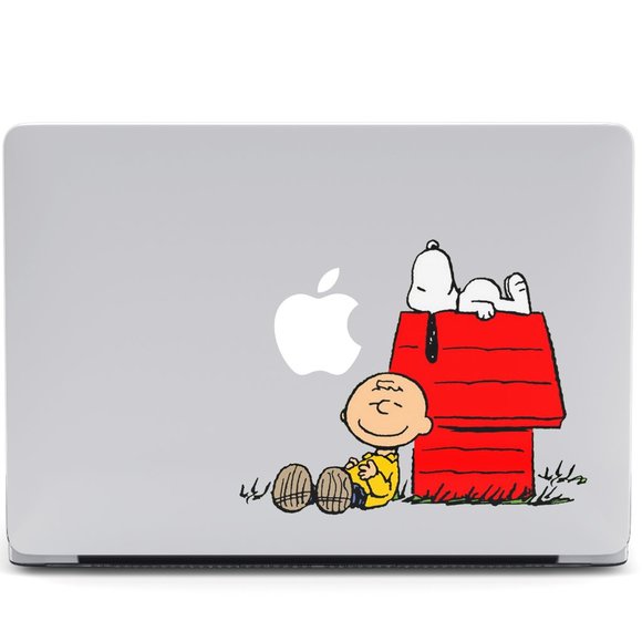 Cartoon Dog Peanuts Snoopy case for apple MacBook All Generations Air Pro - Picture 1 of 5